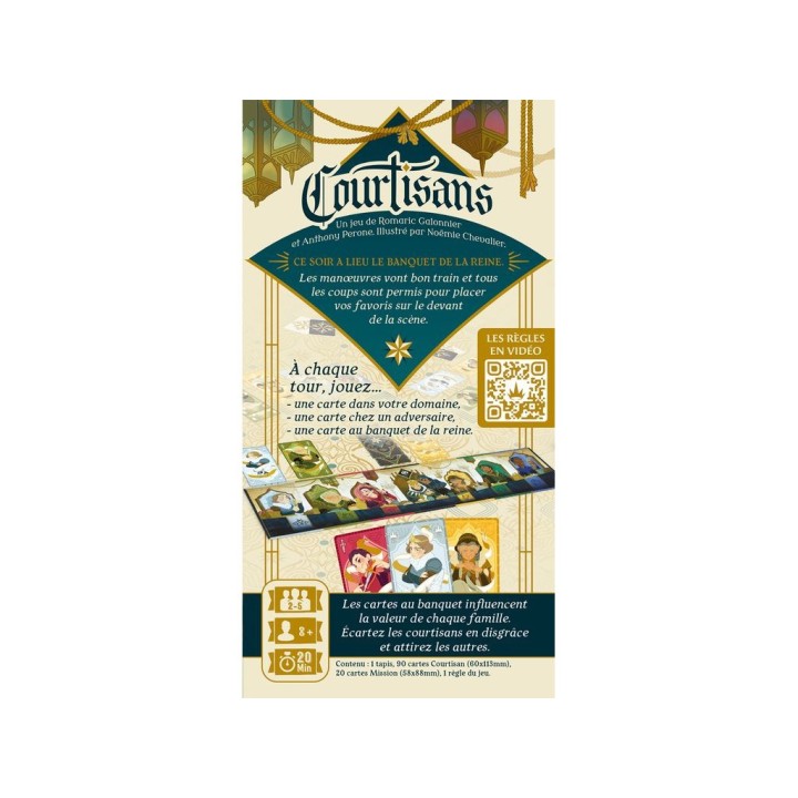 Courtisans – Jeu de Cartes Stratégie et Intrigues, Manigances | Kroma
