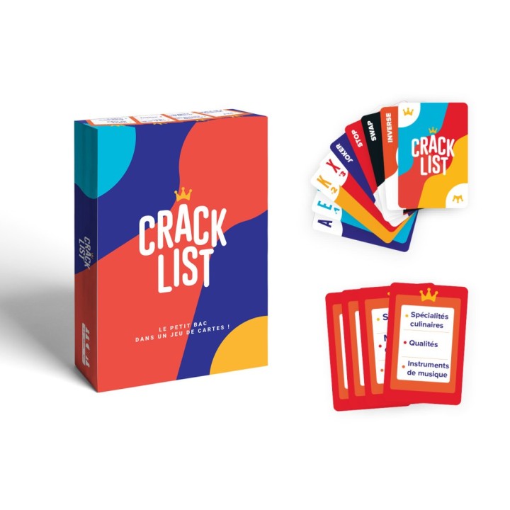 Crack List – Jeu de Cartes Petit Bac et Ambiance | Kroma