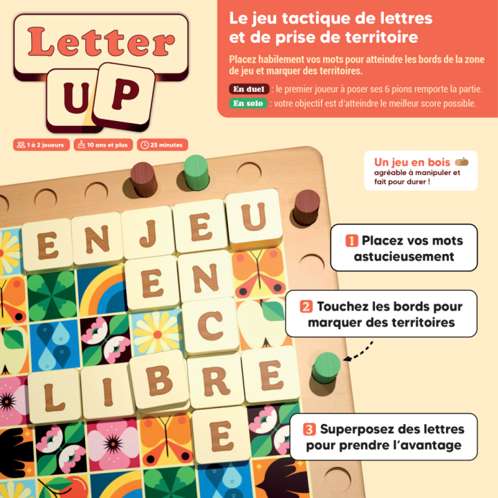 Letter Up – Jeu de Lettres Tactique et Conquête de Territoire | Kroma