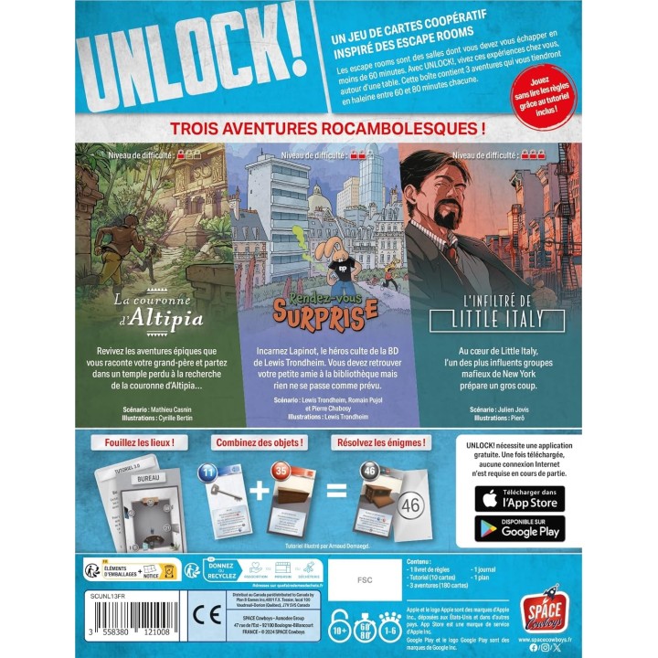 Unlock! Risky Adventures – Jeu d'Évasion, Enquêtes et Dangers | Kroma