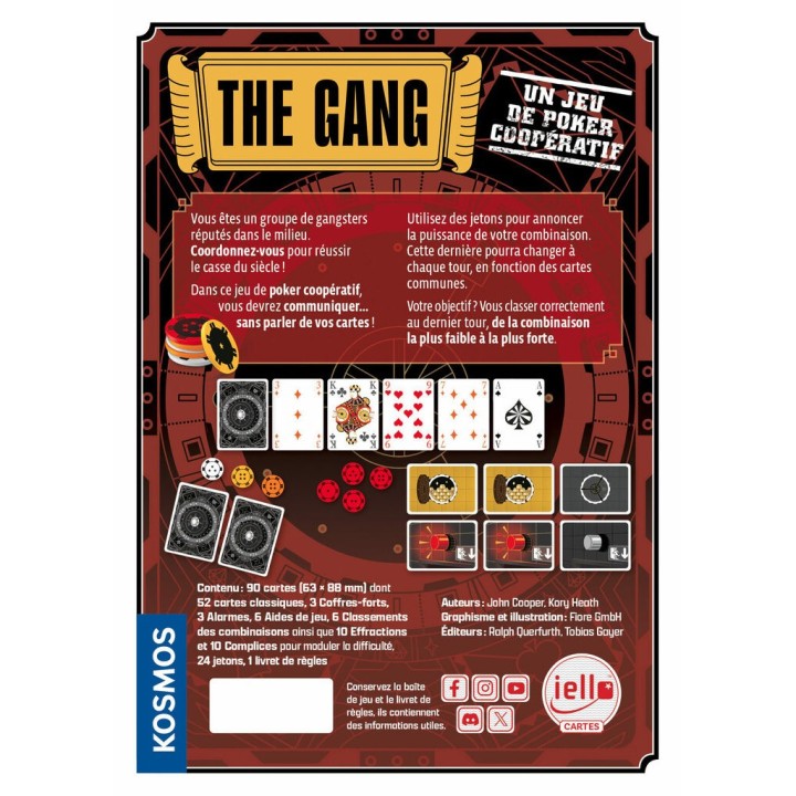 The Gang – Jeu de Cartes Coopératif, Poker et Stratégie | Kroma
