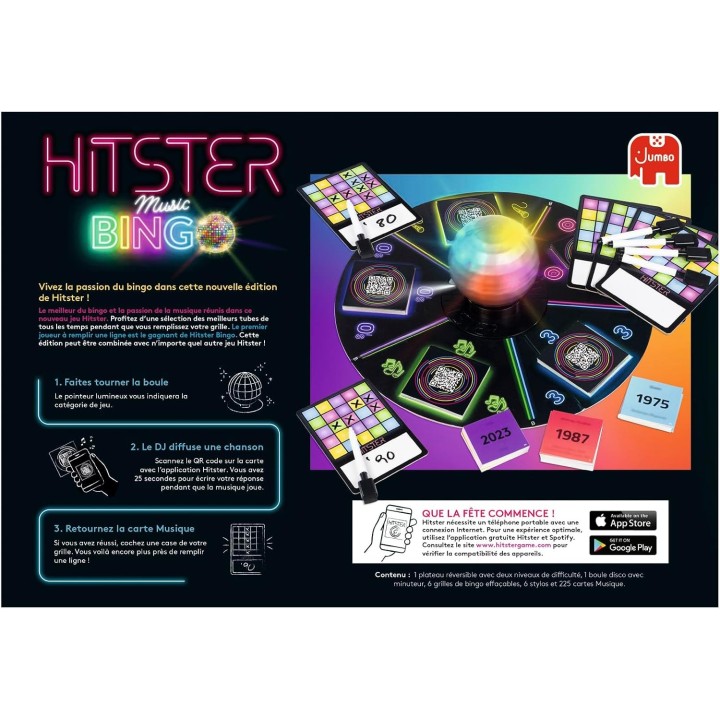 Acheter Hitster Bingo, le jeu qui anime vos soirées !