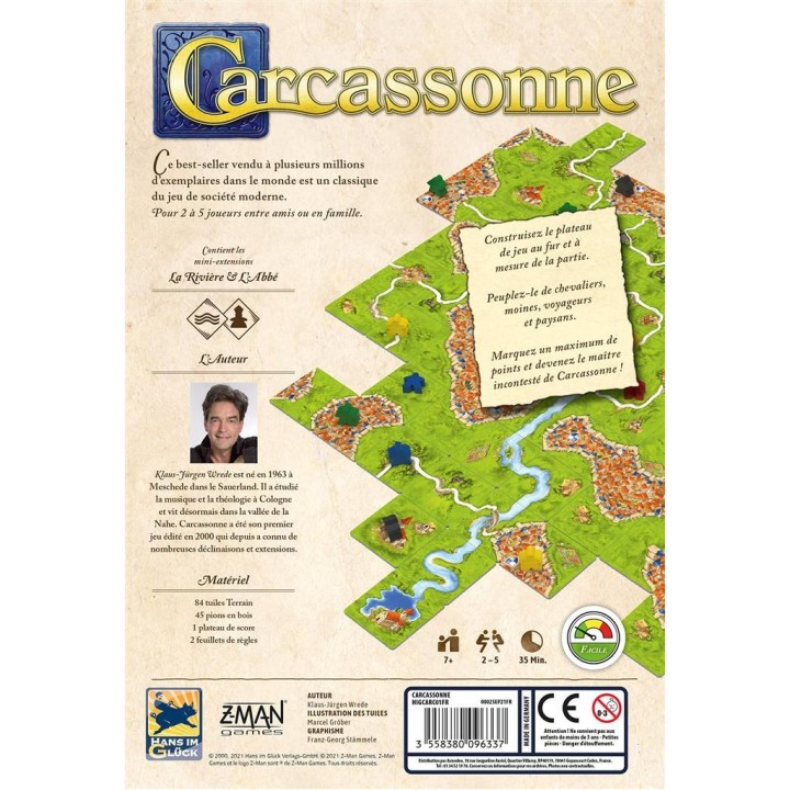 Carcassonne – Le Jeu de Tuiles Culte, Spiel des Jahres | Kroma