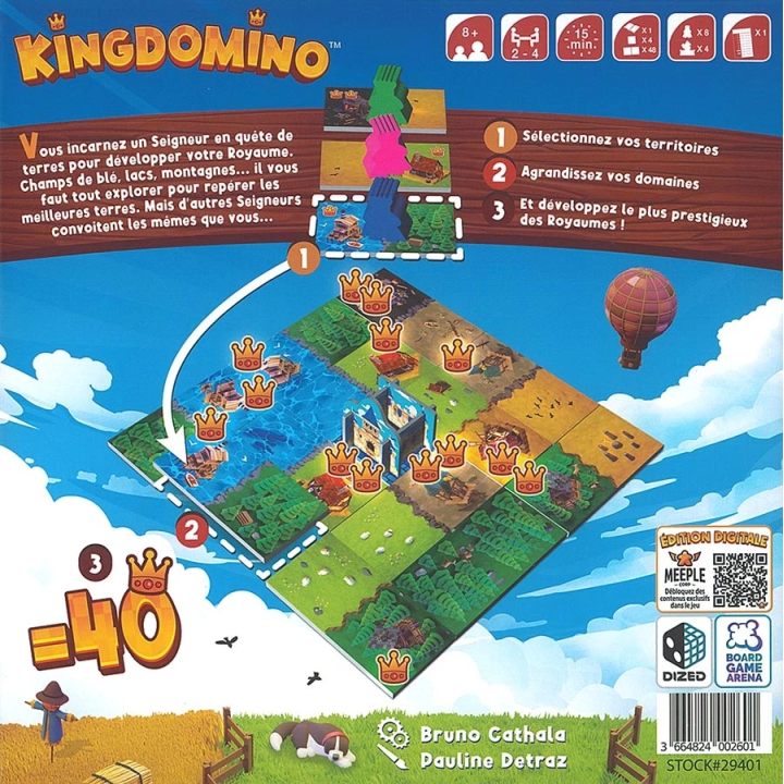 Kingdomino - Jeu de Draft & Construction de Royaume |  Kroma