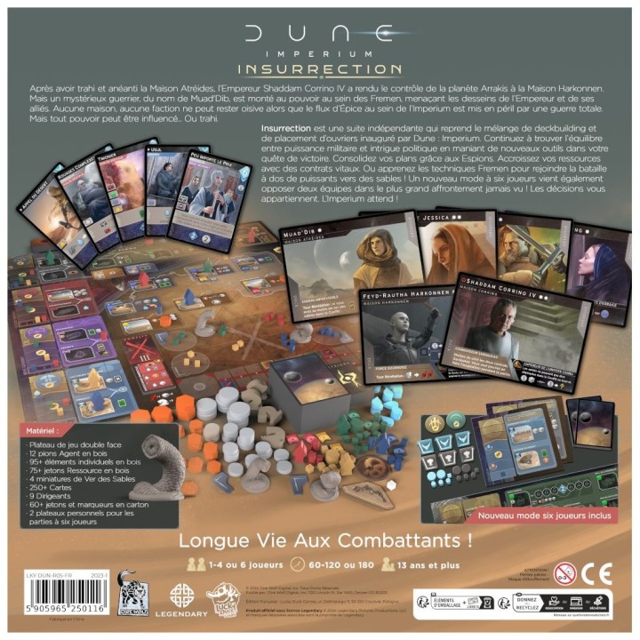 Dune Impérium : Insurrection – Jeu de Stratégie Standalone | Kroma