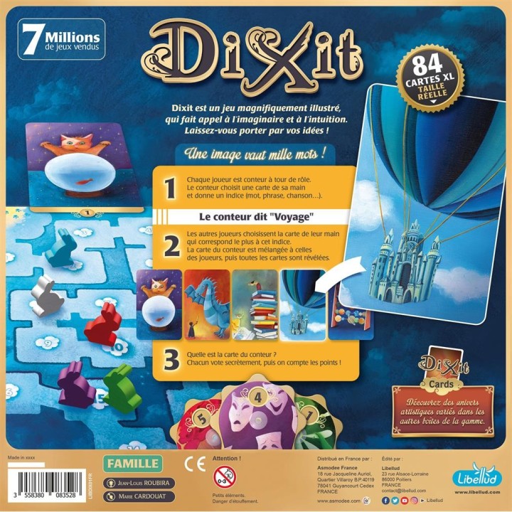 Dixit – Jeu d'Ambiance Culte, Spiel des Jahres 2010 | Kroma